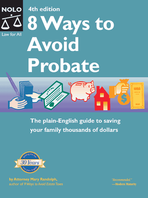 Title details for 8 Ways to Avoid Probate by Mary Randolph - Available